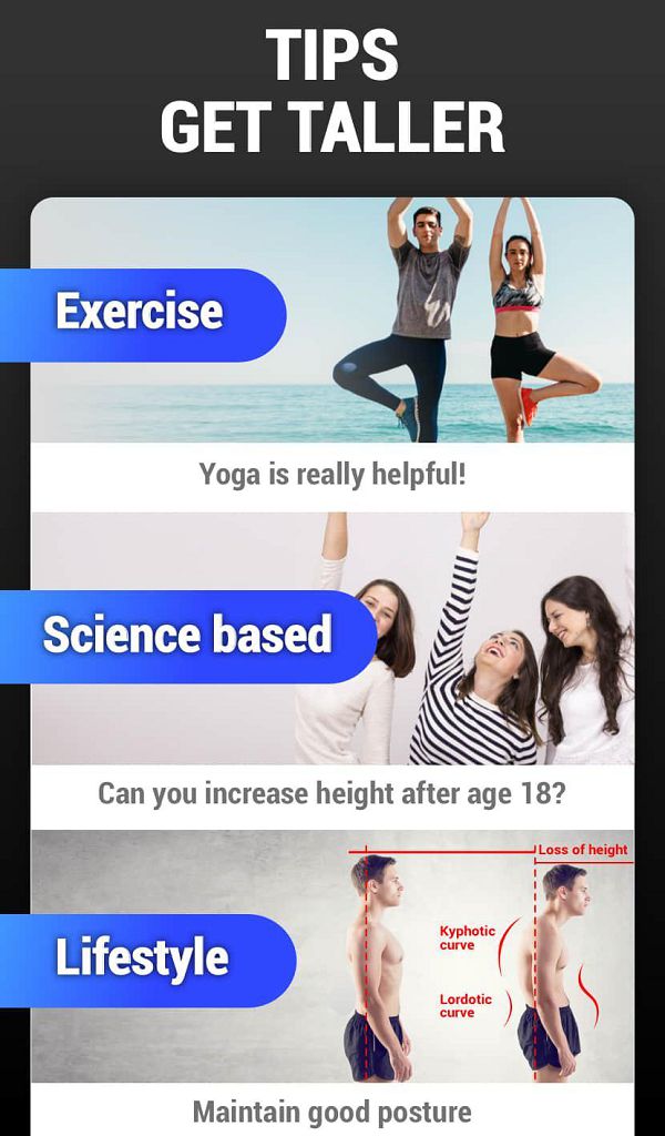 Height Increase Increase Height Workout Taller Amazon Co Uk Apps Games