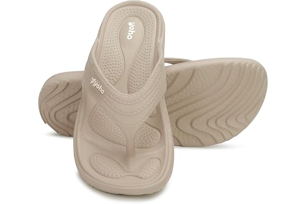 YOHO Drizzle Soft Slippers for Women, Mild Acupressure, Lightweight, Anti Skid & Slip, Diabetic Footwear for Woman, Home Wear Bathroom Chappal for ladies Waterproof Monsoon & Rainy Footwear