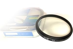 FIRE ROCK Filtro UV de 58 mm para lente Canon EF-S 18-55 mm, EF-S 55-250 mm f/4-5.6, para Nikon AF-P DX NIKKOR 70-300 mm f/4.5-6.3G y otras lentes de 58 mm (paquete de 1)