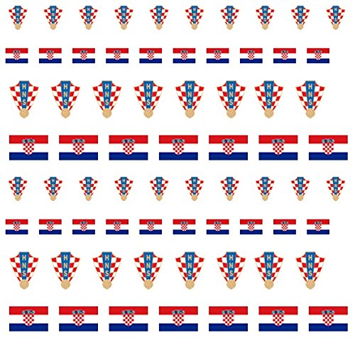 Preisvergleich Produktbild Kroatien FIFA 2014 Nail Abziehbilder Kunst