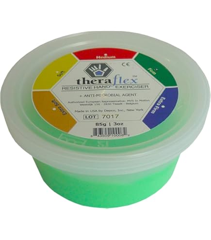 Mastic De Rééducation Rolyan - Jaune (doux) - 113g (4 Oz) - Antimicrobien - Neuf