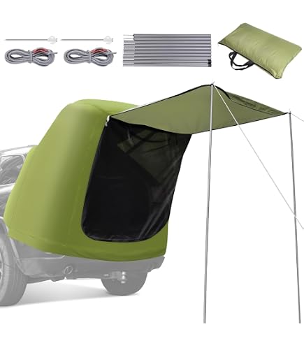 Kofferraumzelt Pkw Kombi SUV Campingzelt JOYTUTUS Auto SUV Heckklappenzelt – Wasserdicht, Mit Moskitonetz, Für Camping & Outdoor Heckzelt Mit Moskitonetz Kombi Zelt