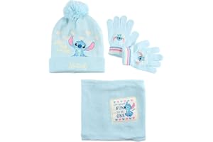 Disney Bonnet Gants Snood Lilo et Stitch Fille Bonnet gants snood Lilo et Stitch fille Mixte enfant (lot de 3)