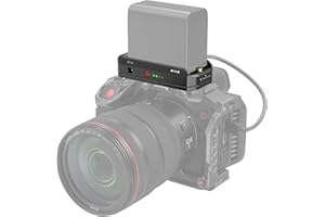 SMALLRIG NP-F Battery Adapter Mount Plate NP-F Akku Adapter Montageplatte für NP-F970, NP-F550, NP-F770, NP-F Akku-Adapterplatte für Sony, für BMPCC 4K, 6K, 6K Pro, für Canon R5 C (Advanced) – 3168B