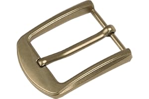 KERTZ Mens Belt Buckle Brushed Metal Buckle 1.5 Inches (38-40 mm) Belt Buckle Single Prong Square Replacement Buckle