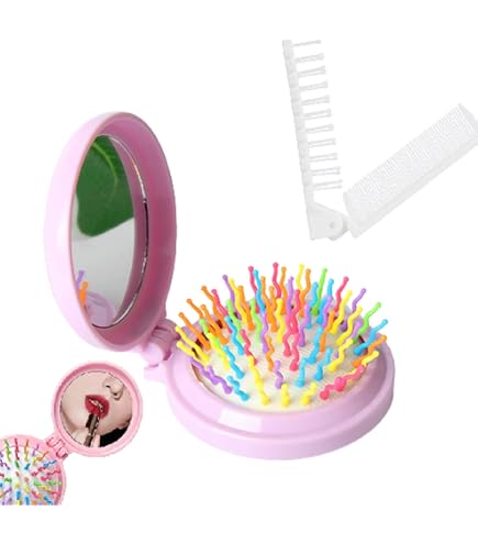 Pocket Palm Combs – 12 Stück Weiche Shampoo-Massagebürsten Für Die Kopfhaut, Schwarz, Tragbar