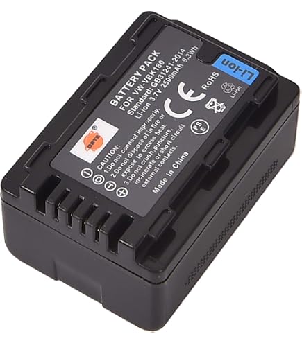 Batterie Li-ion 600mAh 3,6V De Remplacement Pour Panasonic SDR-SW21 SDR-SW20EG-S - Neuf