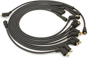 PerTronix 708105 Flame-Thrower Black Custom Fit Spark Plug Wire for 8 Cylinder