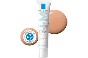 ‎LA ROCHE-POSAY La Roche Posay Effaclar Duo+M Unifiant Mittel, Getönte Gesichtspflege, Dreifach korrigierende, tiefenwirksame Pflege gegen Unreinheiten und Pickelmale, Anti-Rückfall, Für zu Akne neigende Haut, 40 ml