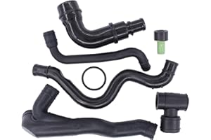 HouYeen Kit de tubo de manguera de respiradero del cárter para V-W Bora Golf MK4 A-UDI A3 1.8T 06A103213AF
