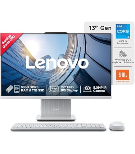 Lenovo IdeaCentre AIO 5 23.8 FHD IPS Touchscreen All-in-One
