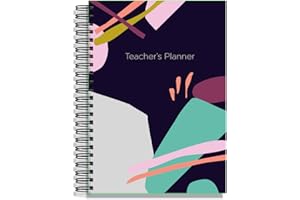 A4 Primary Teacher Planner 2024-2025 by Pirongs - 5 Lesson Day - Abstract