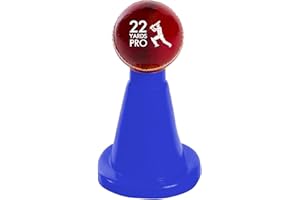 22YardsPro Cricket Batting Tee – Durable Plastic Practice Stand for Cricket Training & Coaching – Stable Design for Indoor & Outdoor Use – Lightweight & Portable – Ball Not Included