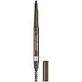 Rimmel London Brow This Way Eyebrow Definer, Long-Wearing, Easy to Apply, Built-In Spoolie, 002, Medium Brown, 0.01oz