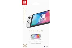 HORI - Antyodblaskowy ochraniacz ekranu na Nintendo Switch (model OLED) - Oficjalna licencja