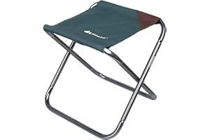 TRIWONDER Sgabello Pieghevole Portabile Campeggio Sedia Pieghevole Leggero Alluminio Seggiolino Richiudibile Sgabello da Pesca Spiaggia Mare Picnic