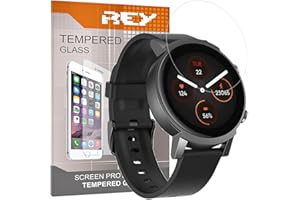REY (3 sztuki) Oraniacza Ekranu do MOBVOI TICWATCH E3, szkło hartowane folia ochronna
