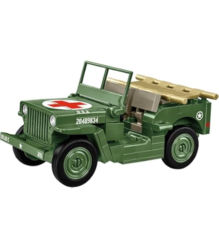 COBI 1942 Ambulanza WC 54 | Set Di Costruzione Con 293 Mattoncini | Modellismo Storico Per Collezionisti | Blocchi Compatibili Con Altri Marchi | Made In UE - 4