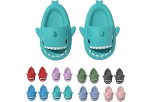 YImoomus Sharklas Originales NiñO, Sharky Chanclas Suela Gruesa Antideslizante, Sharklas Niña Tiburón Verano Zapatillas
