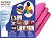 SOFTSPUN MICROFIBER CAR CLEANING,DETAILING & POLISHING CLOTH - 40x60 CMS - PINK (3) RS.285.00