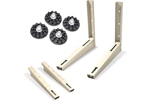 Maclean MC-624 - Soporte para el equipo de aire acondicionado AEG hasta 200 kg de peso, longitud del brazo 550 mm, acero galvanizado