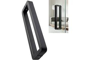 Cokritsm Black Stainless Steel Shower Door Handle 300mm Hole to Hole Center, Parts Replacement for Shower Enclosure Sliding Door, Door Handle Shower Screen Handle