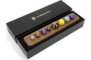 Tong Yue, Schreibtisch-Planeten, handgefertigte natürliche Edelsteine, himmlisch kreatives Geschenk, Heimdekoration