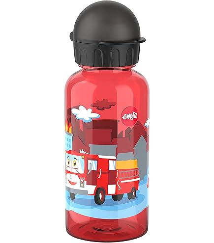 Emsa Botella Niños Tritan - Fútbol 0,4 L, Multicolor