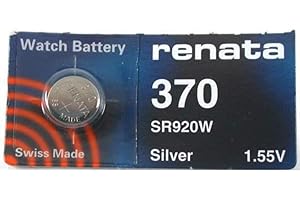 BEST PRICE SQUARE Renata 370 Uhren-Batterie, 1,55 V, ersetzt SR920W