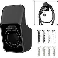 Teskee Wallbox Typ 2 Stecker Wandhalterung EV Ladekabelhalter/Organizer EV Ladestation Typ 2 Buchsenhalter inkl. Montagesatz