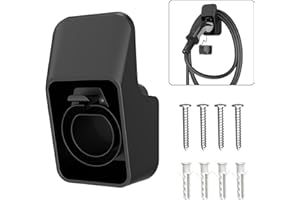 Teskee Wallbox Prise de Type 2 Support de Montage Mural Support/Organisateur de câble de Charge EV Station de Charge EV Support de connecteur Femelle de Type 2 avec kit de Montage