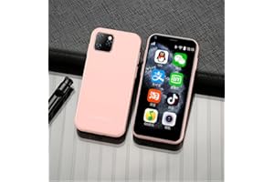 Tonysa 3G-Smartphone für Android, Taschen-Handy, Tragbares Kleines Mobiltelefon, Micro-2,5-Zoll-Touchscreen-Telefon, Unterstützt 3G-Internet, WiFi, GPS, Quad-Core, für