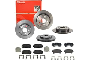 BREMBO BUNDLE Bremsen Set Bremsscheiben und Bremsbeläge Brembo vorne hinten für Opel Insignia A