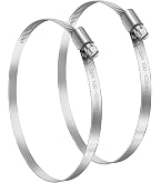 GARSIDURO 9 Colliers De Serrage Inox 32-50 Mm – Pinces Tuyau V2A Acier Inoxydable – Piscine, Étang, Arrosage, Filtre