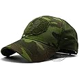 WULIAN Punisher Skull Multicam Operator Cap Men Mesh Summer Fitted Tactical Cap Special Force Sniper Swat Hat Place Patch Od,Skull Camo Dark
