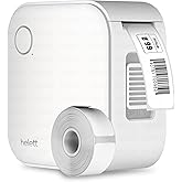 helett® Ziplabel™lite Palm-Sized Bluetooth Wireless Label Printer | iOS & Android Compatible | Mini Portable Sticker Maker fo