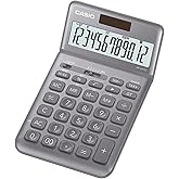 Casio Jw-200Sc-Gy Masa Tipi 12 Hane Hesap Makinesi