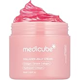 medicube Collagen Jelly Cream | Facial Cream with Hydrolyzed Collagen, Hydration and Glow 24 Hours, Fuller and Firmer Skin, 5