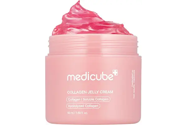 medicube Collagen Jelly Cream | Crema Facial con Colágeno Hidrolizado, Hidratación y Glow 24 Horas, Piel Más Rellena y Firme, 50 ml