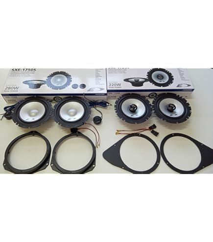 Kit Altoparlanti Pioneer Per Fiat Tipo II Dal 2015 – 6 Casse Con Adattatori E Connettori, 45W RMS