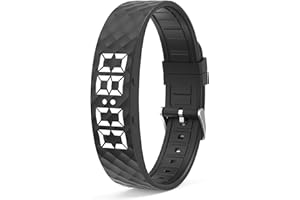 findtime Tracker d'activité Moniteur de Sommeil Montre de Rappel d'Alarme vibrante pour Le Sport Montre Podomètre Connectée Enfant Homme Femme Bracelet Enfant Montre Digitale Garçon ip68 étanche