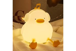 YuanDian Duck Night Light - Gift for Adults, Teens and Babies. Decorate Kids' Bedroom with Cute Silicone Duck Nightlights - Christmas Birthday Gift for Children and Toddlers