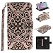 Produktbild Nancen Samsung Galaxy Note 5 / SM-N9200 (5,7 Zoll) Handytasche / Handyhülle. Flip Etui Wallet Case in Bookstyle - Premium PU Lederhülle Hülle Cover Mit Lanyard / Strap, Standfunktion, Kreditkarte und Brieftasche