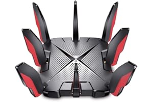 TP-Link AX6600 Tri-Band Wi-Fi 6 Gaming Router with 4* Gigabit Ports+1 * 2.5 Gbps Port, WiFi Speed up to 6600Mbps, 2 USB Ports, Quad-Core CPU, Ideal for Gaming Xbox/PS4/Steam & 4K (Archer GX90)