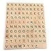 Produktbild NAMVO 100PCS hölzerne Scrabble Fliesen Buchstaben Alphabet Scrabbles Zahl Handwerk Englisch Wörter Großbuchstaben gemischt