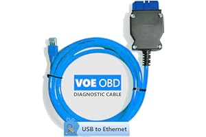 JUTA VOE OBD2 Diagnoseadapter für Volvo basierend auf SPA CMA Plattform 2016+ ersetzen 9513108 9513062 mit USB zu Ethernet Adapter Kompatibel mit VIDA PC Software oder Software von Drittanbietern