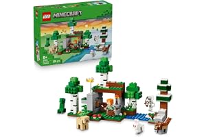 LEGO Minecraft First Night Adventure 21593 | Interactive Toy, 7 Figures incl. Alex, Creeper & Skeleton, Gaming Set, Gift for 8+ Year Old Boys & Girls, 301 Pieces