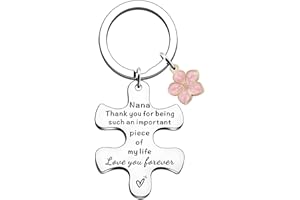 SDOFY Nana Gifts: Birthday, Mothers Day & Christmas Keyring Keychain