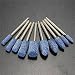 Produktbild Calli 10pcs 1/8 Zoll Shank Blau Schleif Mounted Steindrehwerkzeug Schleifstein für Dremel