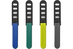 Linoroso Ensemble de Couteaux à Fruits et Légumes 4 Pièces, Couteaux Éplucheurs avec Protège-Lame, Couteaux de Cuisine Petits et Tranchants en Acier Inoxydable, Adaptés à la Cuisine, Bureau, Voyage